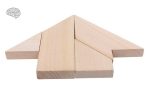 Casse-tête Tangram T, puzzle en bois pour développer l'esprit