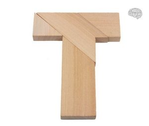 Jeu de tangram en bois, défi logique et amusant à assembler