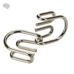 Jouet de logique en métal, casse-tête original Twin Tangle